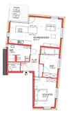 Grundriss Wohnung 1