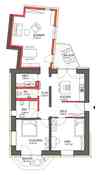 Grundriss Wohnung 4